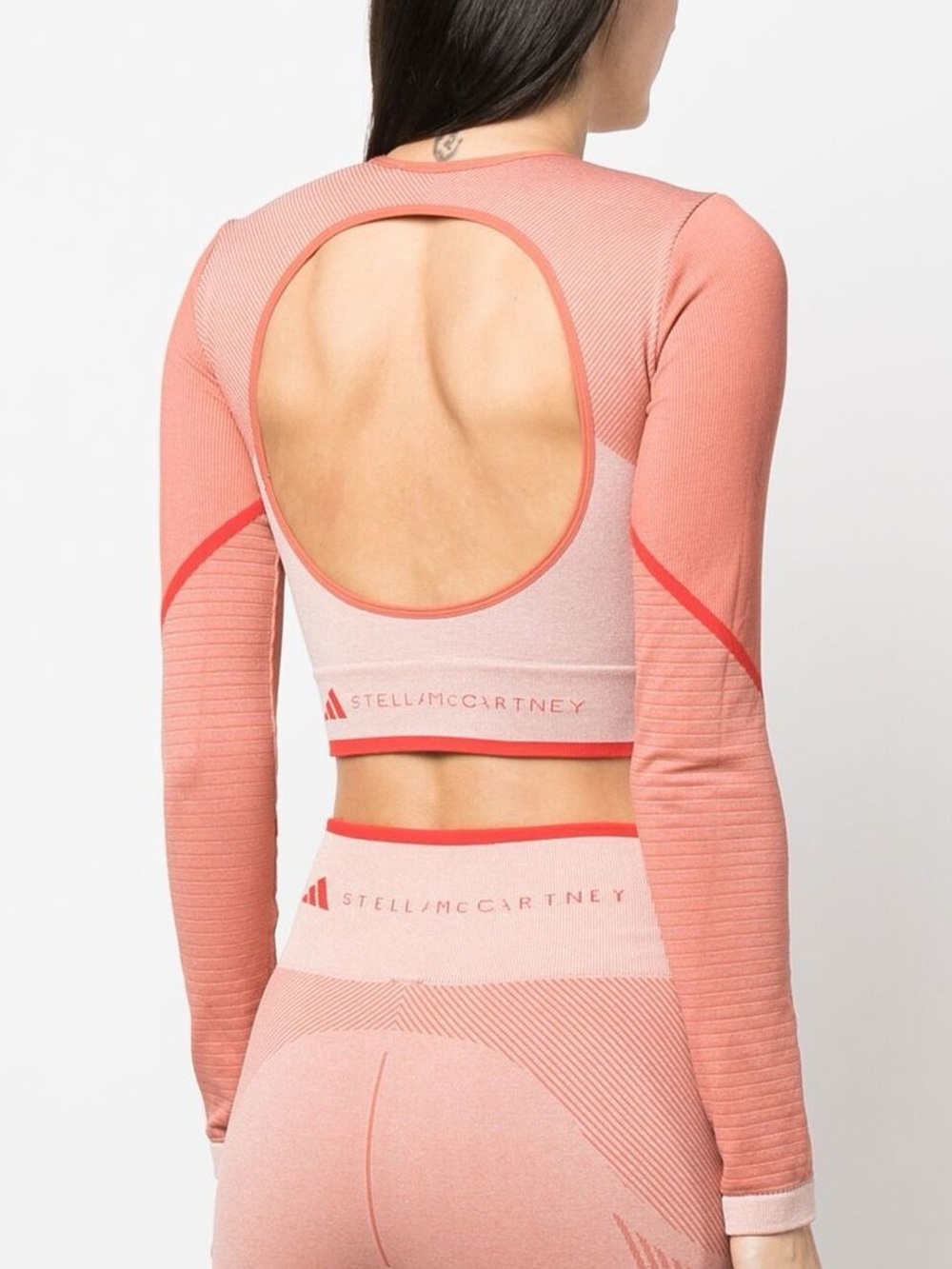 Adidas x Stella McCartney True Strength Seamless Crop Top Yoga Shirt Size Small - Picture 2 of 8